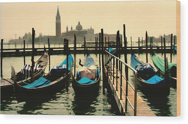 Pisa Wood Print featuring the photograph Beautiful Day in Venice by Brian Reaves