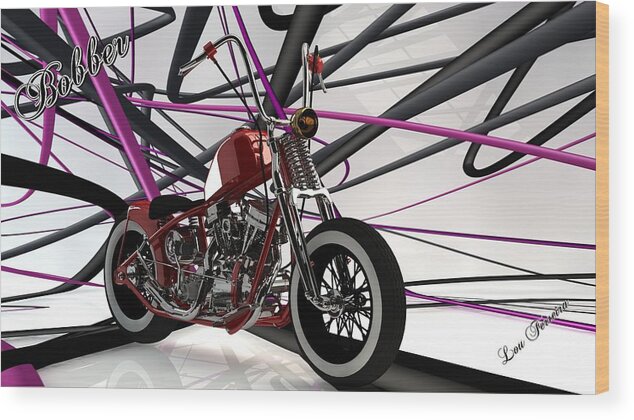 Bobber For Sale Wood Print featuring the digital art Bobber by Louis Ferreira