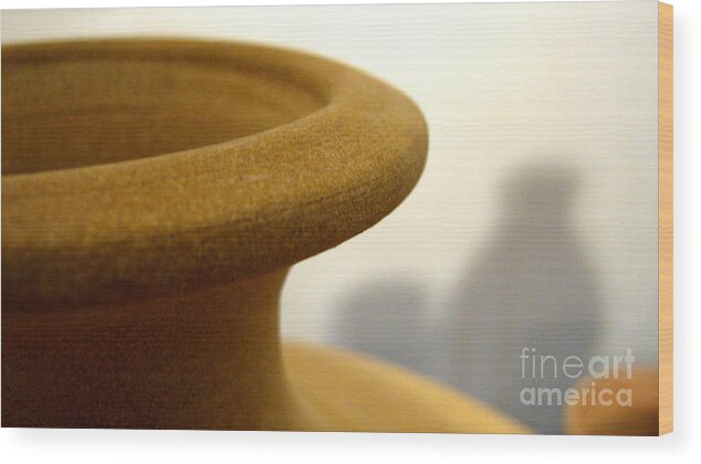 Ceramics Wood Print featuring the photograph Ceramics mood by Alexa Szlavics