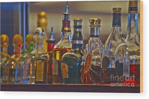 Beverage Wood Print featuring the photograph Clubbing by Crystal Harman