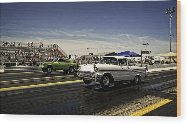 Drags Wood Print featuring the photograph Domination by Jerry Golab