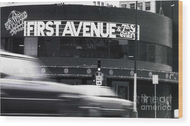 Prince The Artist Wood Print featuring the photograph City - Minneapolis - First Avenue by Kip Krause