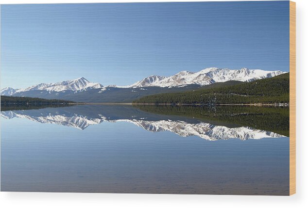 Colorado Wood Print featuring the photograph Flat Water by Jeremy Rhoades