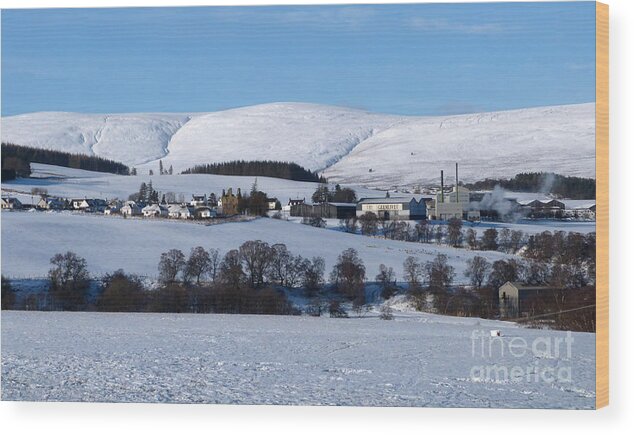 Castletown Wood Print featuring the photograph Glenlivet Winter by Phil Banks