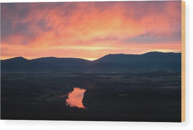 Blue Ridge Dawn Wood Print featuring the photograph Good Morning Blue Ridge by Lara Ellis