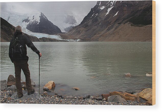 Scenics Wood Print featuring the photograph Laguna Torre, Los Glaciares National by Sam Kirk