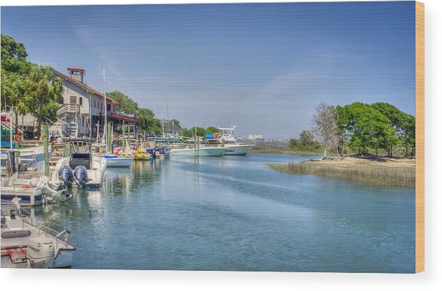America Wood Print featuring the photograph Murrells Inlet by Rob Sellers