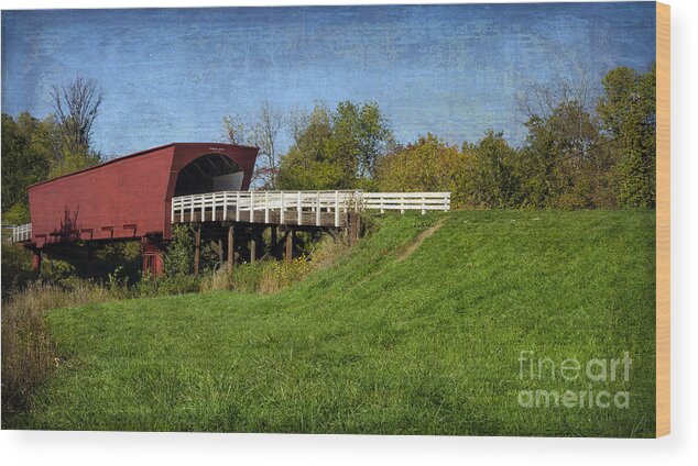 Roseman Bridge Wood Print featuring the photograph Roseman Bridge by Tamara Becker