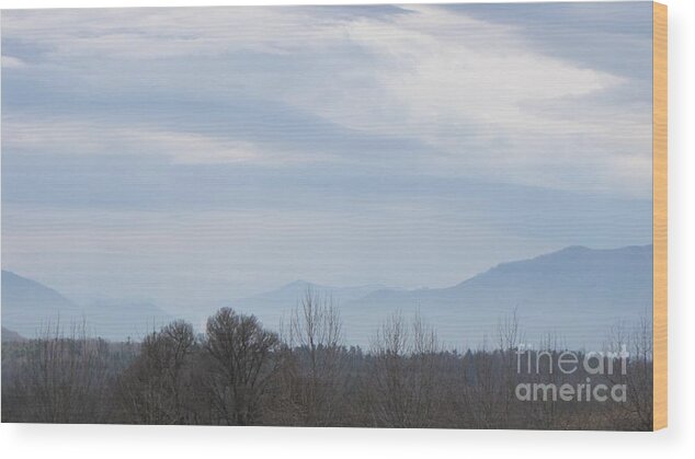 Mountains Wood Print featuring the photograph Smoky Mountain Morning by Gayle Melges