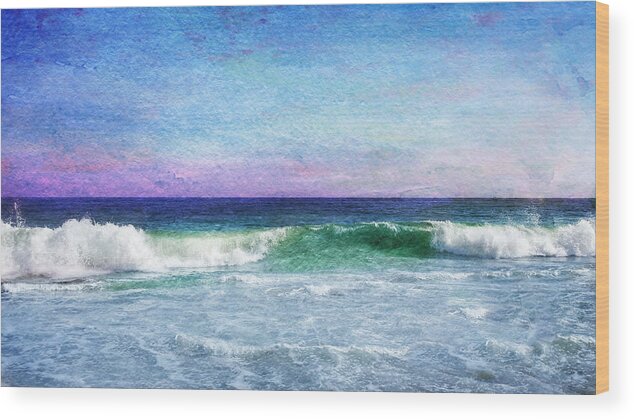 Beach Wood Print featuring the photograph Summer Salt by Laura Fasulo