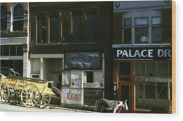 Wagon Wood Print featuring the photograph Wagon by John Mathews