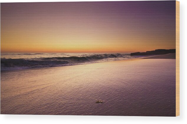 Sea Wood Print featuring the photograph Expanse by Ryan Weddle