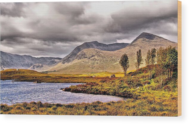 Lochan Na Stainge Wood Print featuring the photograph Lochan na Stainge by Chris Thaxter