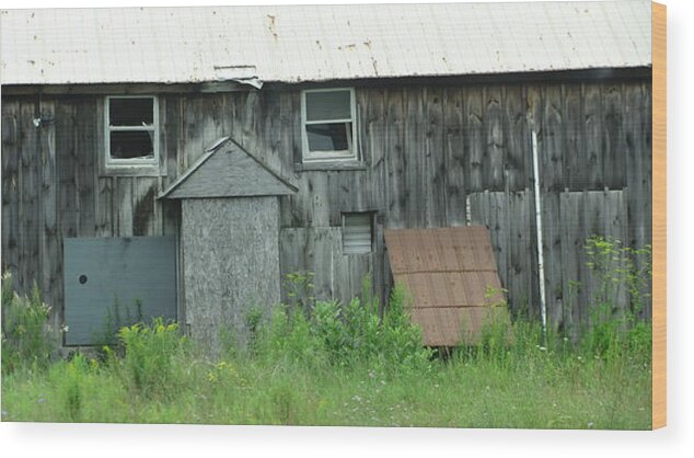Barn Wood Print featuring the photograph No Smile by Renee Holder