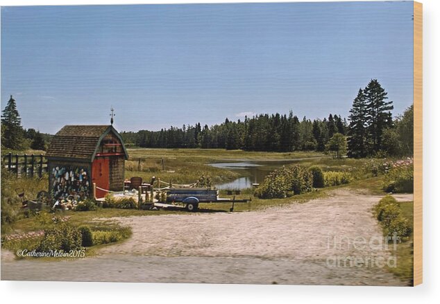 Fisherman Wood Print featuring the photograph Home sweet Home #1 by Catherine Melvin