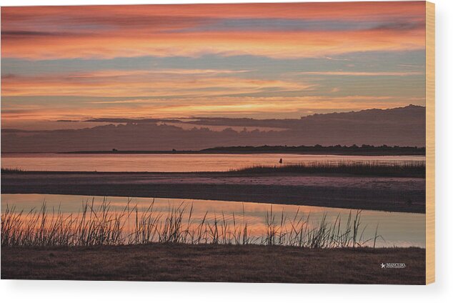 Sunrise Prints Wood Print featuring the photograph Inlet Watch Sunrise #2 by Phil Mancuso