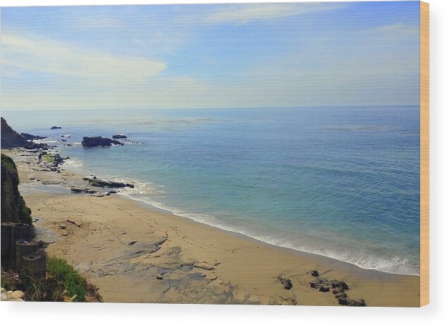 Laguna Wood Print featuring the photograph Laguna Beach California #2 by J R Yates