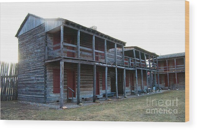 Fort Wood Print featuring the photograph Old Fort Madison #1 by George D Gordon III