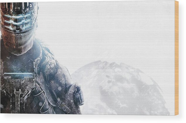 Dead Space 3 Wood Print featuring the digital art Dead Space 3 #2 by Maye Loeser