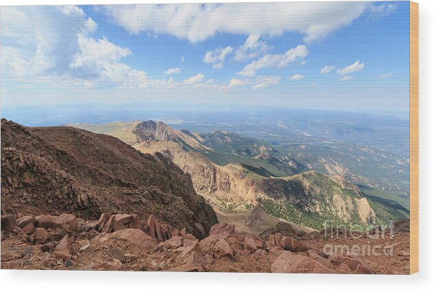 Alpine Wood Print featuring the photograph Above the Tree Line by Richard Smith