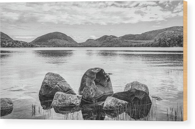 Eagle Lake Wood Print featuring the photograph Acadia by Holly Ross