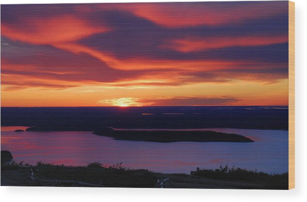Sunrise Wood Print featuring the photograph Amazing Sunrise by Paul Mangold