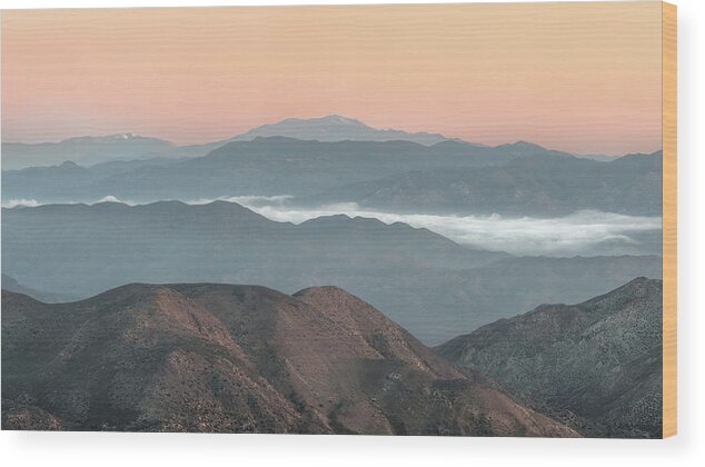 San Diego Wood Print featuring the photograph Anza-Borrego Morning by Joseph Smith