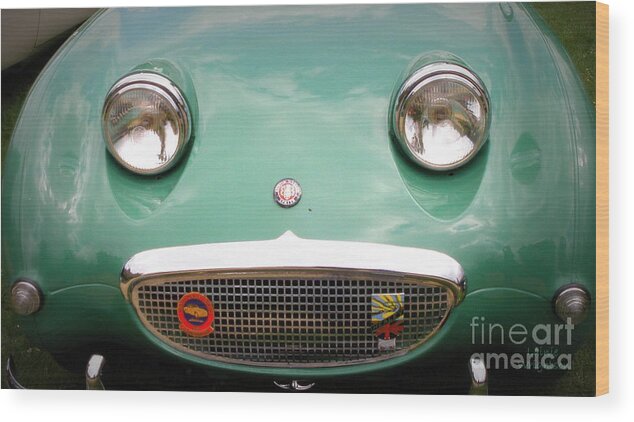 Austin Healey Wood Print featuring the photograph Austin Healey Sprite by Lainie Wrightson