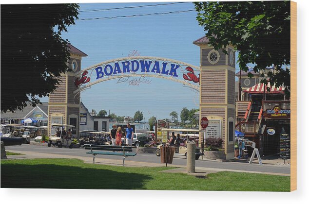Boardwalk Wood Print featuring the photograph Boardwalk by Kevin Cable