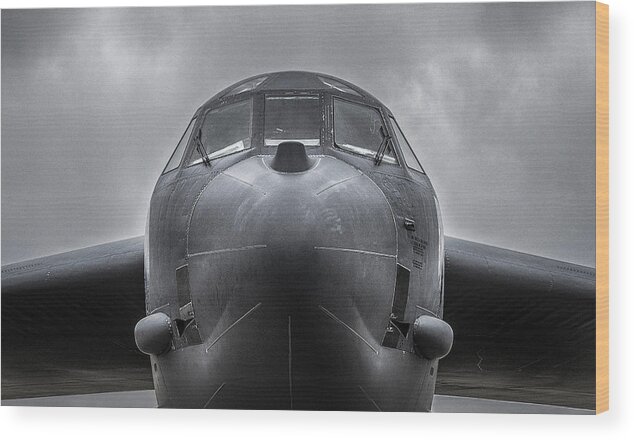 Boeing Wood Print featuring the digital art Boeing B-52 by Douglas Pittman