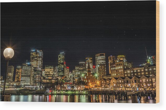 Sydney Wood Print featuring the photograph Cambell's Cove Sydney by Racheal Christian
