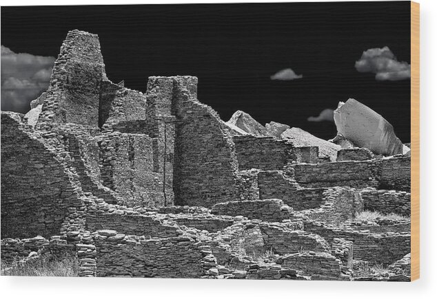 Chaco Canyon Wood Print featuring the photograph Chaco Eight by Paul Basile