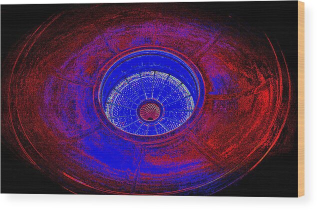 Cosmic Wood Print featuring the photograph Down The Cosmic Drain by James Stoshak
