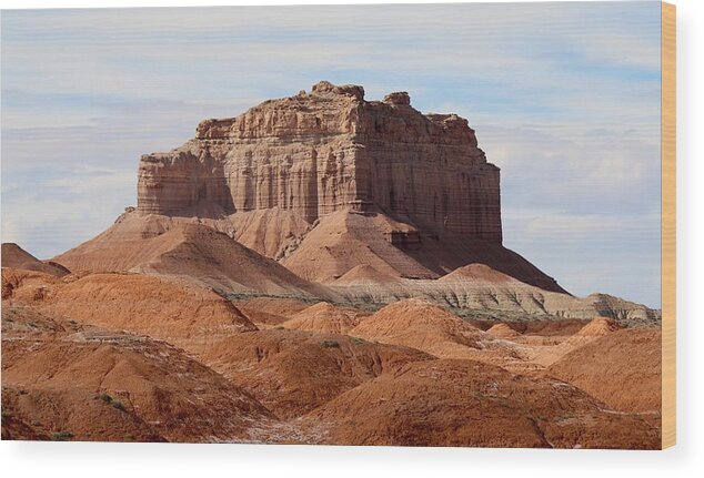 Goblin Valley State Park Wood Print featuring the photograph Goblin Valley State Park - 2 by Christy Pooschke