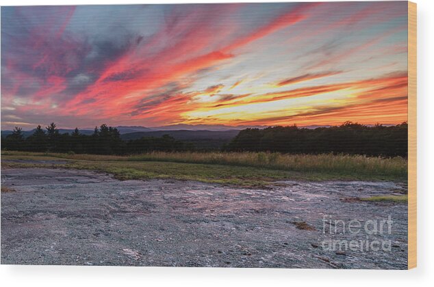 2018 Wood Print featuring the photograph Hacker Hill Sunset by Craig Shaknis