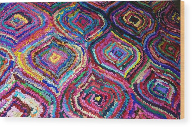 Colours Wood Print featuring the photograph Magic Carpet by Rowena Tutty