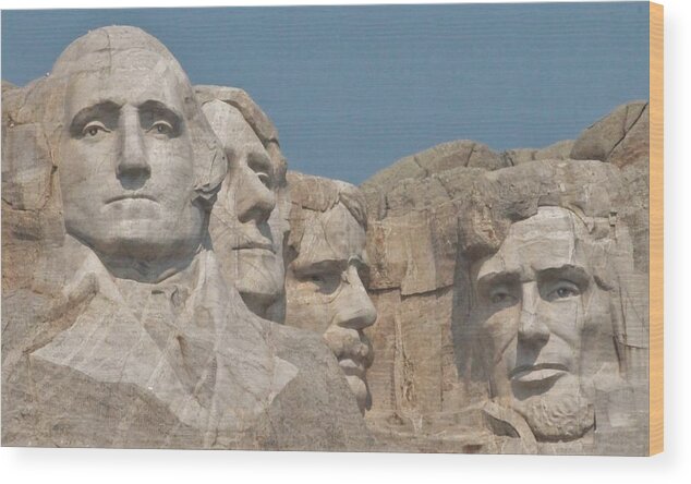 Mount Rushmore Wood Print featuring the photograph Mt. Rushmore by Christopher J Kirby
