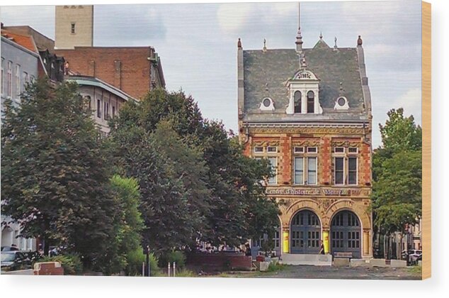 Montreal Wood Print featuring the photograph Old Firehouse by Brad Nellis