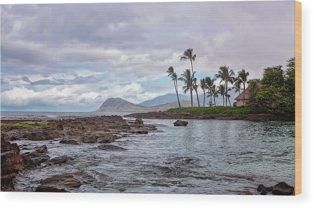 Paradise Cove Wood Print featuring the photograph Paradise Cove Lagoon by Heather Applegate
