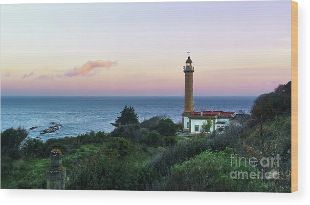 Europe Wood Print featuring the photograph Punta Carnero Lighthouse by Pablo Avanzini
