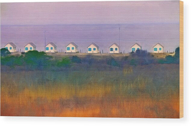 2017; Kate Hannon; Massachusetts; North Truro; Cape Cod; Cape Cod National Seashore; Provincetown; Days Cottages; Cottages; Rainbow; Lgbtq Wood Print featuring the photograph Rainbow Days by Kate Hannon