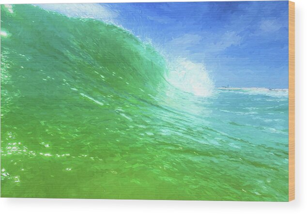 South Walton Wood Print featuring the photograph South Walton Surf by JC Findley