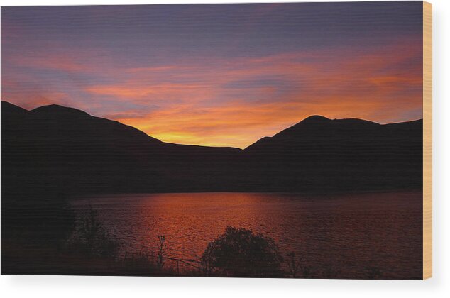 Woodhead Campground Wood Print featuring the photograph Sunset at Woodhead Campground by Joel Deutsch