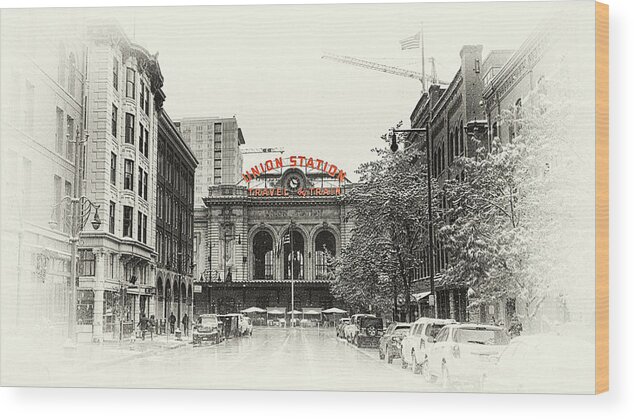 Union Station Wood Print featuring the photograph Union Station by Susan Rissi Tregoning