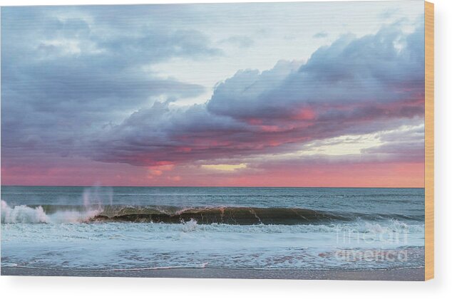 Long Island Wood Print featuring the photograph Wave Cloud by Sean Mills
