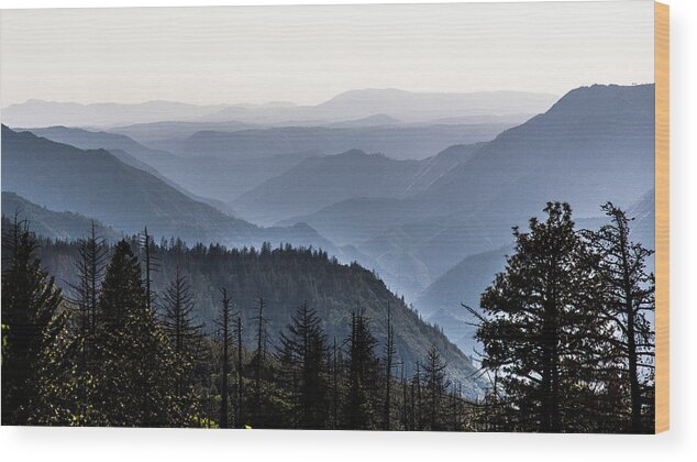 Yosemite Wood Print featuring the photograph Yosemite View 27 by Ryan Weddle