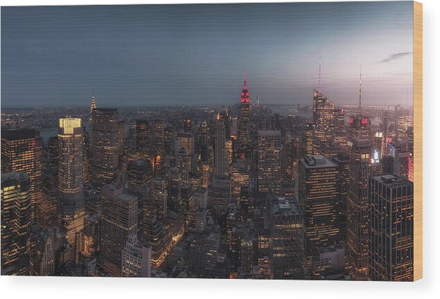 New York Wood Print featuring the photograph Untitled #25 by David Martn Castn