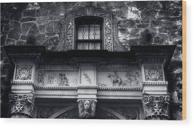 Building Wood Print featuring the photograph Alamo Gift Shop by George Taylor
