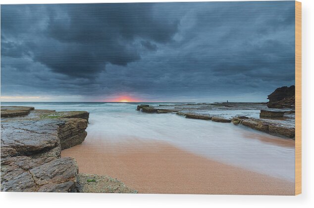 Beach Wood Print featuring the photograph Australia by Ashley Sowter