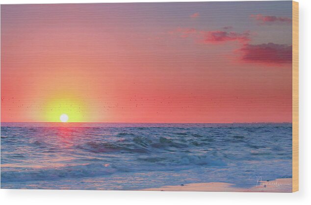 Art Prints Wood Print featuring the photograph Beach 02 by Nunweiler Photography